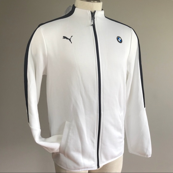 puma bmw jacket white